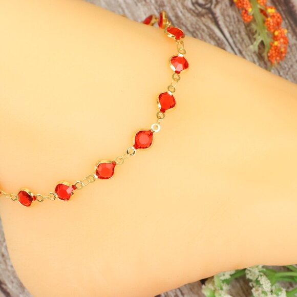 "Dainty Anklet for Women – Elegant Everyday Jewelry & Perfect Gift | MLCRC1490 - Picture 9 of 10
